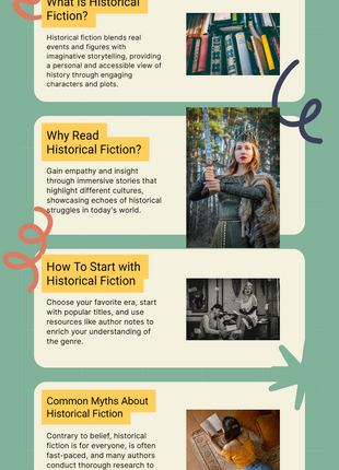 Historical Fiction Infographic