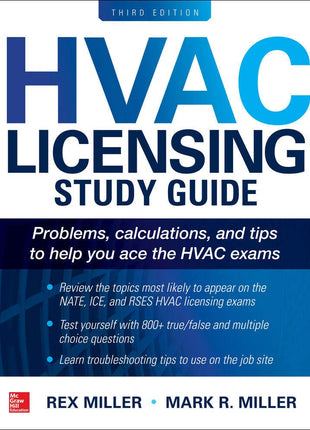 HVAC Licensing Study Guide, Third Edition