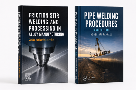 Advanced Fabrication & Industry Bundle featuring technical books on Friction Stir Welding and Pipe Welding Procedures for industrial manufacturing professionals