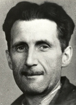 George Orwell author portrait 1984 dystopian novel writer public domain image