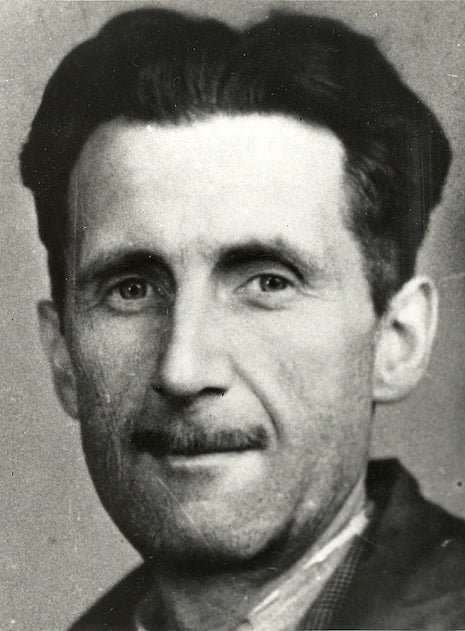 George Orwell author portrait 1984 dystopian novel writer public domain image
