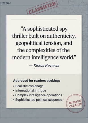 Icarus 17 by Charles Cumming Kirkus Reviews critical assessment graphic highlighting espionage thriller themes and intelligence operations.