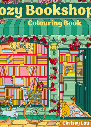 Cozy Bookshops: Colouring Book - Ingram