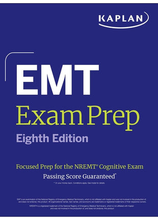 EMT Exam Prep, Eighth Edition: Focused Prep for the Nremt Cognitive Exam + One Full Length Practice Test (2026) - Ingram