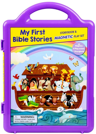 My First Bible Stories Storybook & Magnetic Play Set for young children