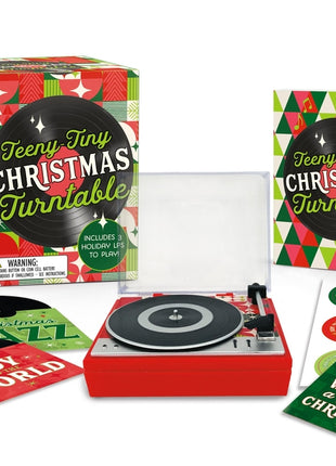 Teeny-Tiny Christmas Turntable: Includes 3 Holiday Lps to Play! [With Battery] - Ingram