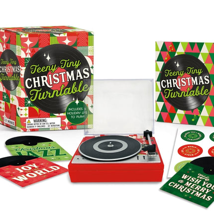 Teeny-Tiny Christmas Turntable: Includes 3 Holiday Lps to Play! [With Battery] - Ingram