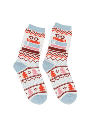 Tbr Book Stack Cozy Socks - Small - Ingram