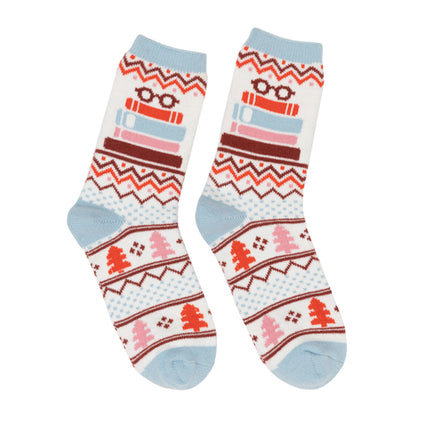 Tbr Book Stack Cozy Socks - Small - Ingram