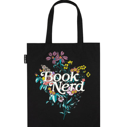 Book Nerd Floral Tote Bag - Ingram