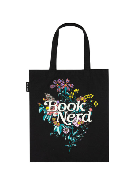 Book Nerd Floral Tote Bag - Ingram