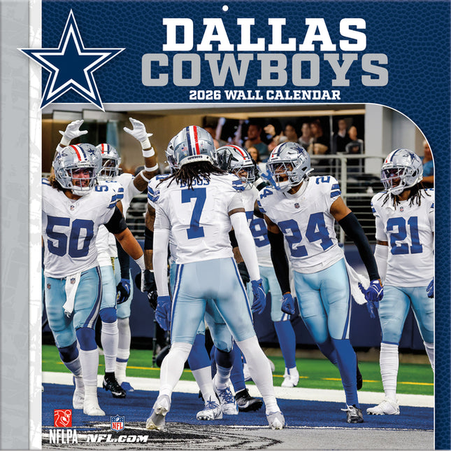 Dallas Cowboys 2026 12x12 Team Wall Calendar - Ingram
