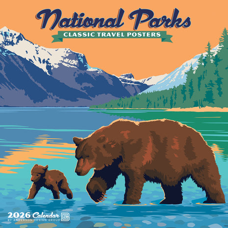 National Parks (Adg) 2026 Mini Wall Calendar - Ingram
