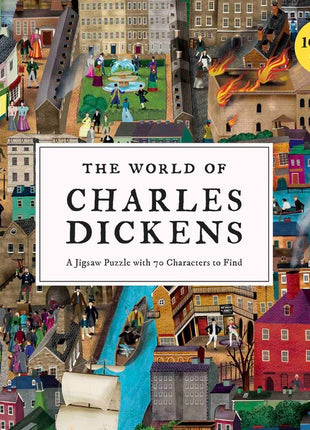 World of Charles Dickens 1000 Piece Puzzle: A Jigsaw Puzzle with 70 Characters to Find - Ingram