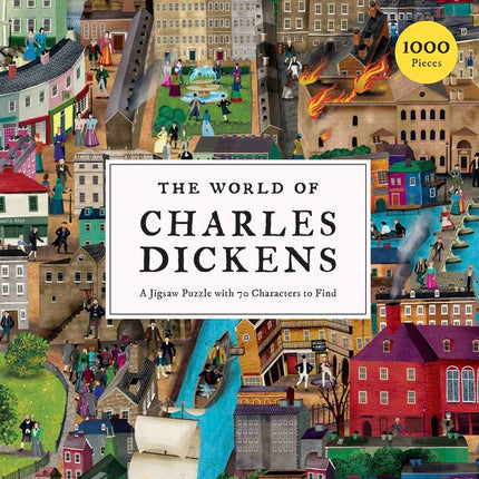 World of Charles Dickens 1000 Piece Puzzle: A Jigsaw Puzzle with 70 Characters to Find - Ingram