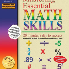 Mastering Essential Math Skills, Book 1: Grades 4 and 5, 3rd Edition: 20 minutes a day to success - Ingram