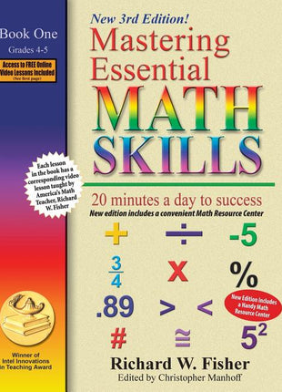 Mastering Essential Math Skills, Book 1: Grades 4 and 5, 3rd Edition: 20 minutes a day to success - Ingram