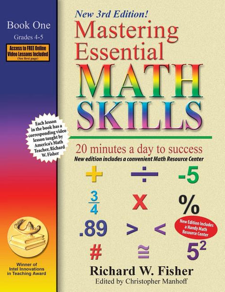 Mastering Essential Math Skills, Book 1: Grades 4 and 5, 3rd Edition: 20 minutes a day to success - Ingram