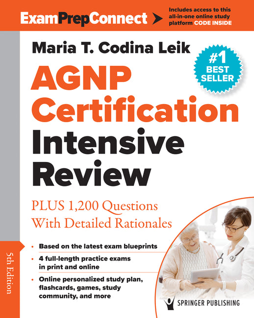 Agnp Certification Intensive Review: Plus 1,200 Questions with Detailed Rationales - Ingram