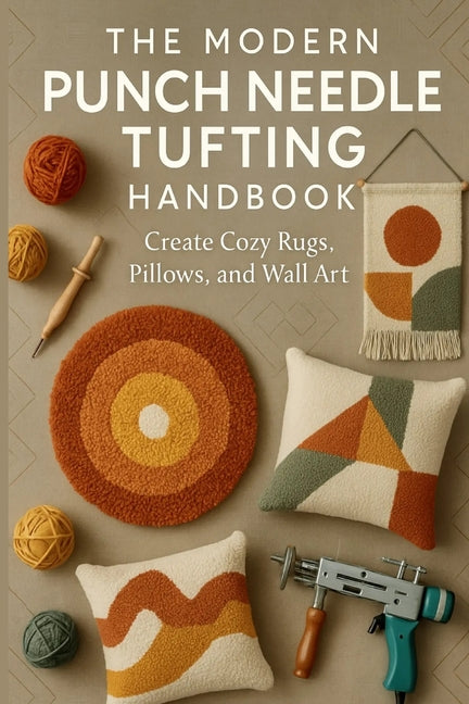 Modern Punch Needle & Tufting Handbook: Create Cozy Rugs, Pillows, and Wall Art: Step-by-Step Techniques for Stunning Textured Home Décor - Ingram