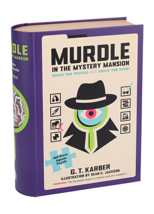 Murdle in the Mystery Mansion 500-Piece Jigsaw Puzzle - Ingram