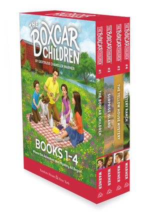 Boxcar Children Mysteries Boxed Set 1-4: The Boxcar Children; Surprise Island; The Yellow House; Mystery Ranch - Ingram