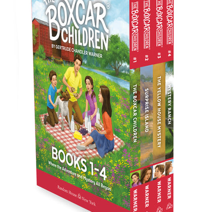 Boxcar Children Mysteries Boxed Set 1-4: The Boxcar Children; Surprise Island; The Yellow House; Mystery Ranch - Ingram