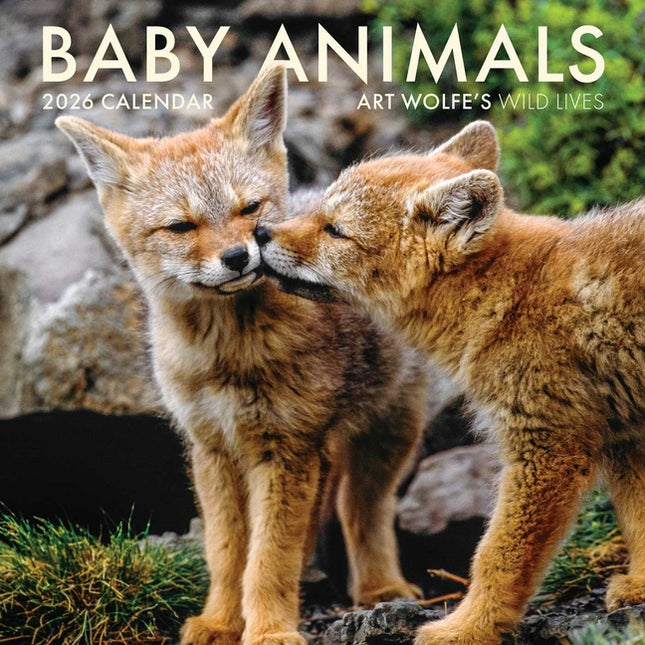 2026 Baby Animals Wall Calendar: Art Wolfe's Wild Lives - Ingram