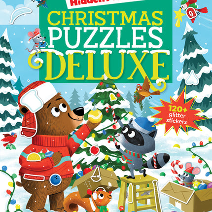 Christmas Puzzles Deluxe: Holiday-Themed Activity Book with Christmas Puzzles and Creative Crafts, Christmas Gift for Kids Ages 4-8 - Ingram