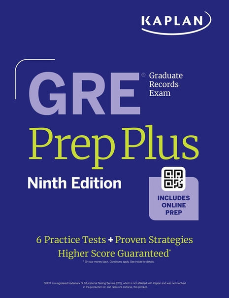 GRE Prep Plus, Ninth Edition (2026): Includes 6 Practice Tests, 1500+ Practice Questions + Online Access to a 500+ Question Bank, Video Tutorials, and - Ingram