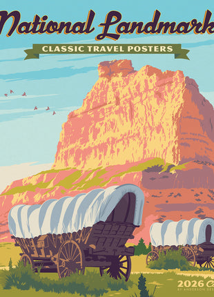 National Landmarks (Adg) 2026 Wall Calendar - Ingram