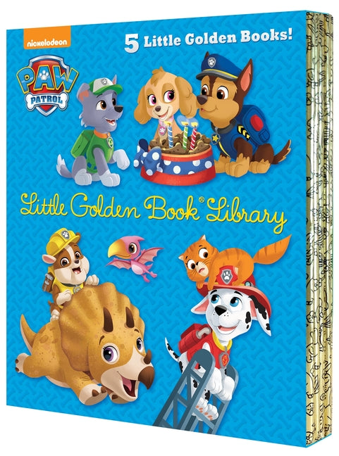 Paw Patrol Little Golden Book Library (Paw Patrol): Itty-Bitty Kitty Rescue; Puppy Birthday!; Pirate Pups; All-Star Pups!; Jurassic Bark! - Ingram