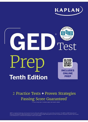 GED Test Prep, Tenth Edition (2026): Includes a Diagnostic Pretest, 2 Full Length Practice Tests, 1000+ Practice Questions, and 40+ Online Videos (Rev - Ingram