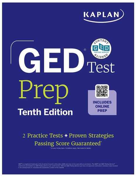 GED Test Prep, Tenth Edition (2026): Includes a Diagnostic Pretest, 2 Full Length Practice Tests, 1000+ Practice Questions, and 40+ Online Videos (Rev - Ingram