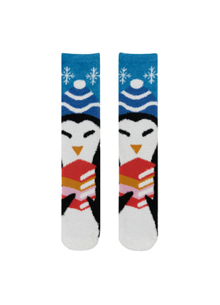 Penguin Reads Cozy Socks - Small - Ingram