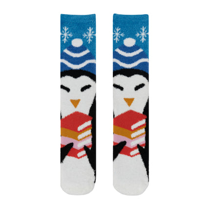 Penguin Reads Cozy Socks - Small - Ingram