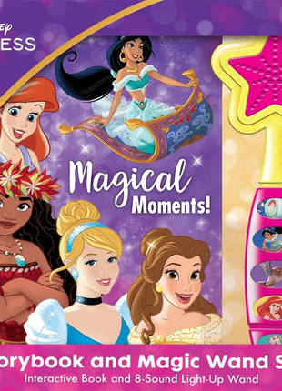 Disney Princess: Magical Moments! Storybook and Magic Wand Sound Book Set [With Battery] - Ingram