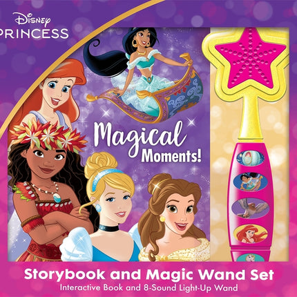 Disney Princess: Magical Moments! Storybook and Magic Wand Sound Book Set [With Battery] - Ingram