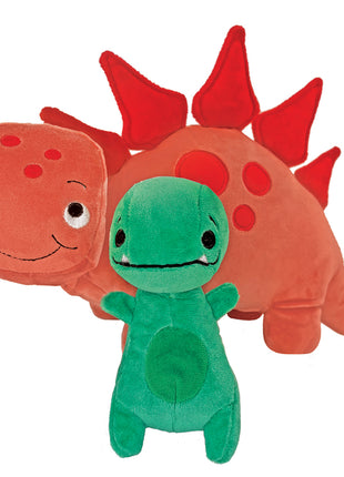 Tiny T. Rex and Pointy Plush Pair: 12.5 - Ingram