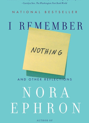 I Remember Nothing: And Other Reflections - Ingram
