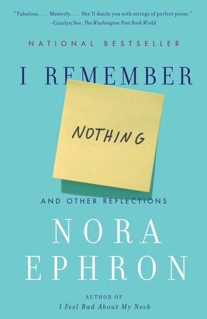 I Remember Nothing: And Other Reflections - Ingram