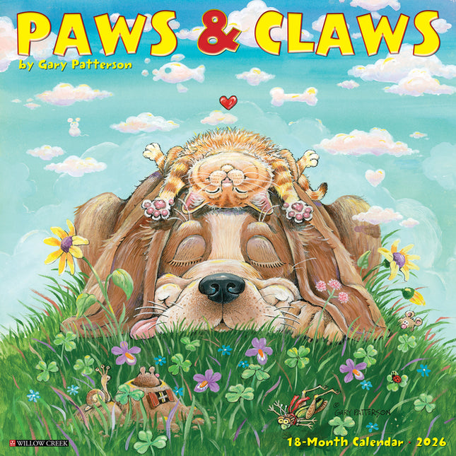 Paws & Claws by Gary Patterson 2026 Wall Calendar - Ingram