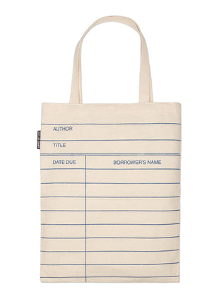 Library Card (Natural) Tote Bag - Ingram