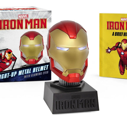 Marvel: Iron Man Light-Up Metal Helmet: With Glowing Eyes - Ingram