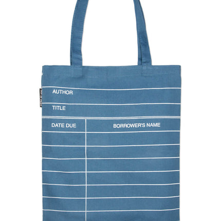 Library Card (Denim) Tote Bag - Ingram