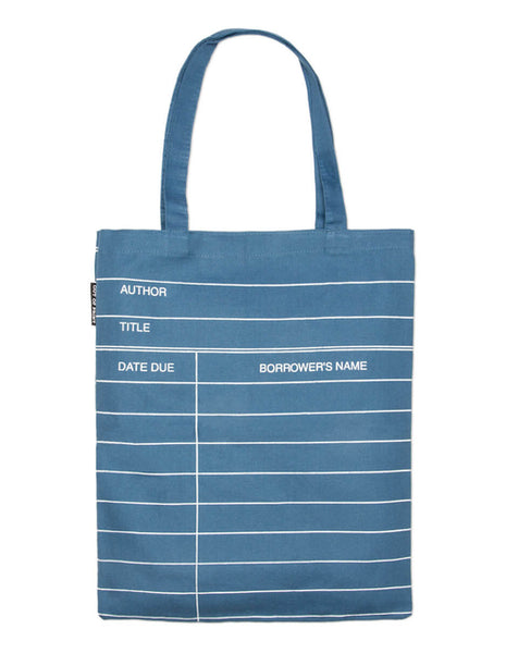 Library Card (Denim) Tote Bag - Ingram
