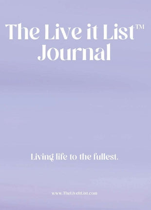 Live It List Journal - Ingram