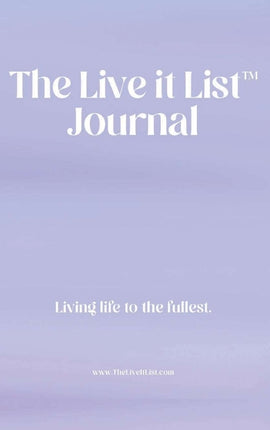 Live It List Journal - Ingram