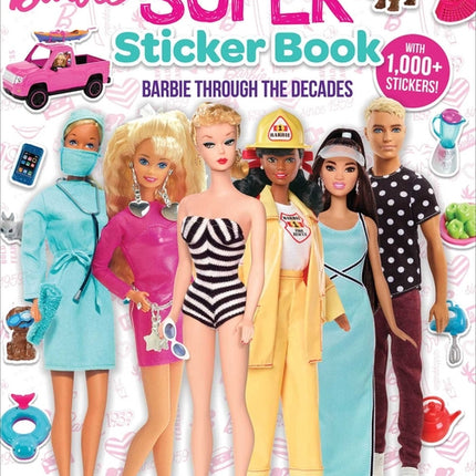 Barbie: Super Sticker Book: Through the Decades - Ingram