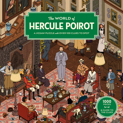 World of Hercule Poirot 1000 Piece Puzzle: A 1000-Piece Jigsaw Puzzle - Ingram